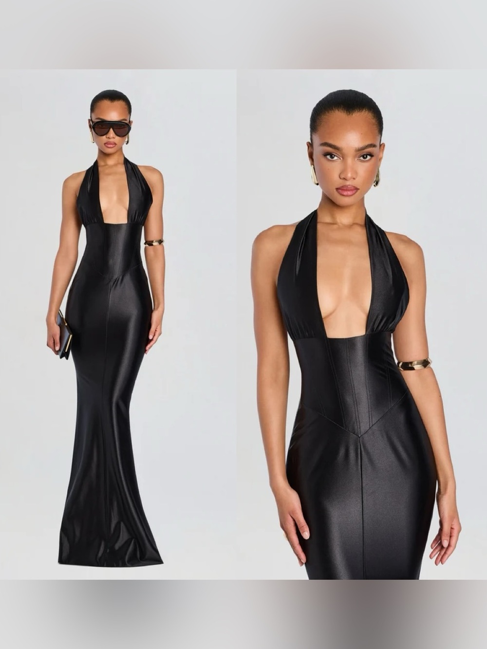 NWT $598 RETROFÊTE charity dress in black